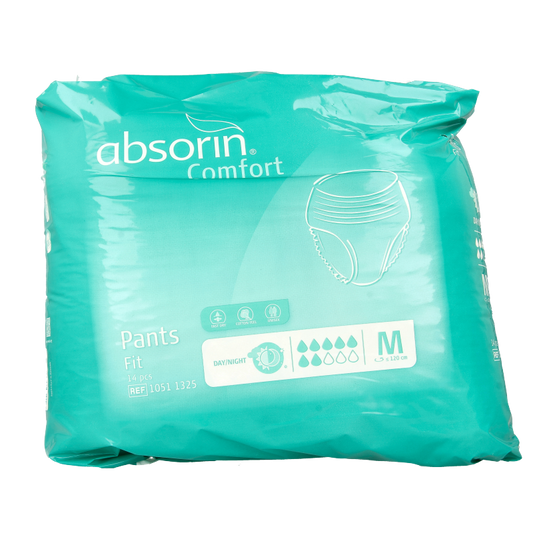 Absorin Comfort pants fit maat M tot 120cm 14 Stuks