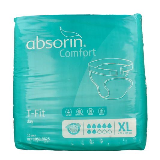 Absorin Comfort t-fit day maat XL 15 Stuks