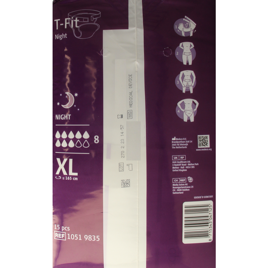 Absorin Comfort t-fit night maat XL 15 Stuks