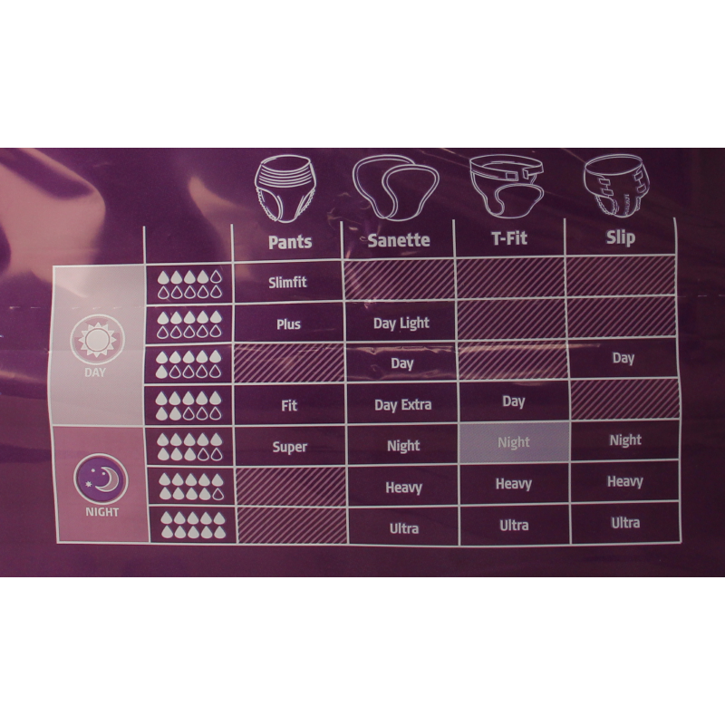 Absorin Comfort t-fit night maat XL 15 Stuks