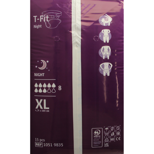 Absorin Comfort t-fit night maat XL 15.00 Stuks