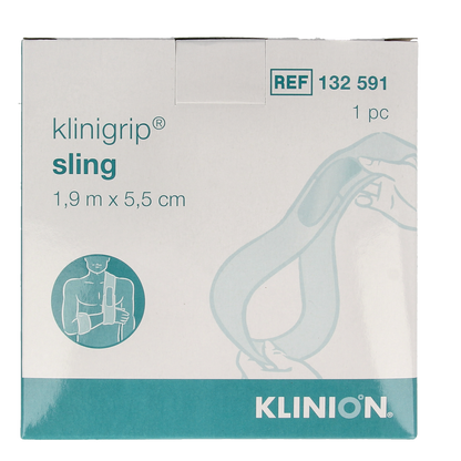 Klinion Klinigrip sling 1.9m x 5.5cm 1.00 Stuks