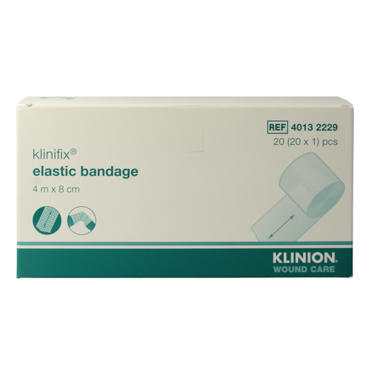Klinifix Hydrofiel windsel 4m x 8cm 20 Stuks