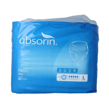 Absorin Pants plus L 14.00 Stuks