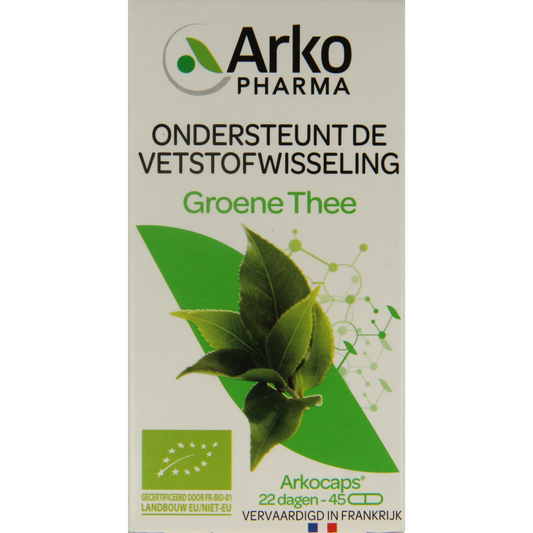 Arkocaps Groene thee bio 45 Capsules