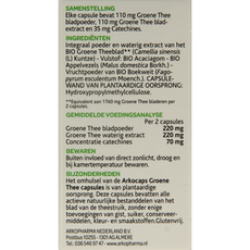 Arkocaps Groene thee bio 45.00 Capsules
