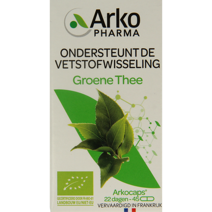 Arkocaps Groene thee bio 45.00 Capsules