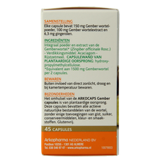 Arkocaps Gember 45 Capsules