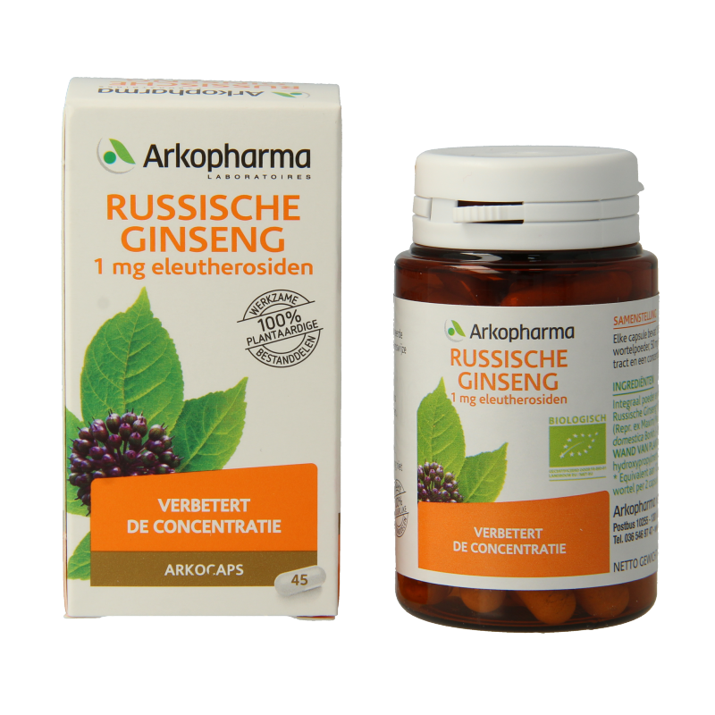 Arkocaps Russische ginseng bio 45 Capsules