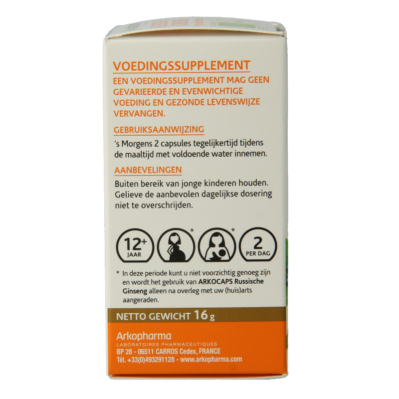 Arkocaps Russische ginseng bio 45 Capsules