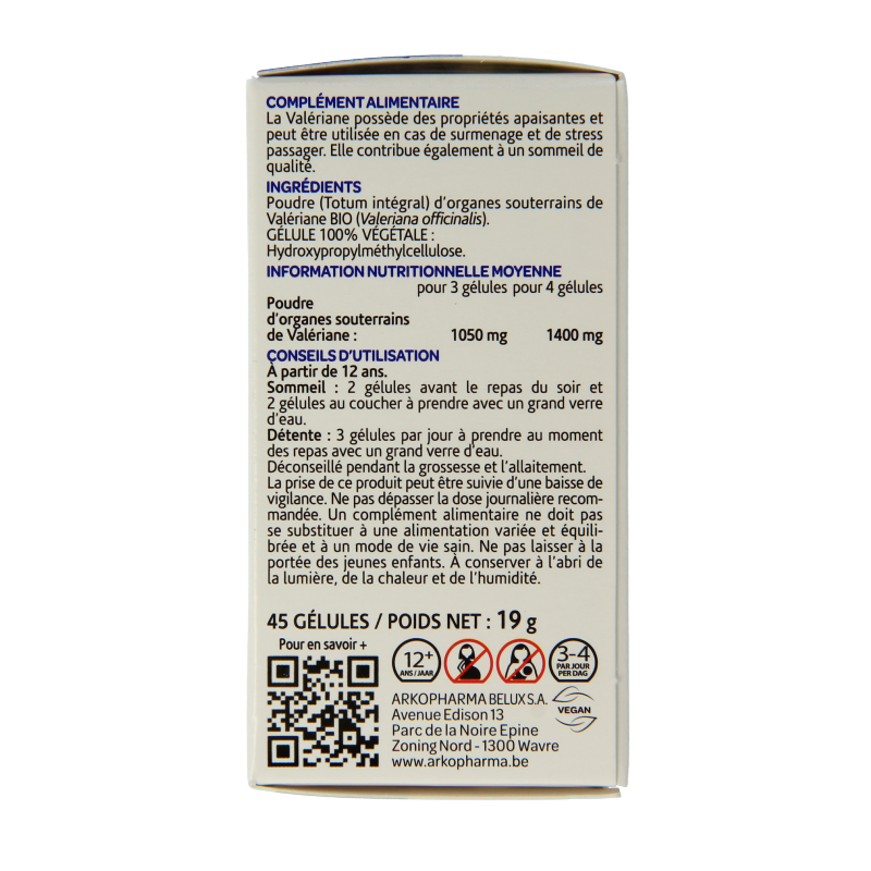 Arkocaps Valeriaan bio 45 Capsules