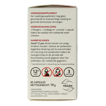 Arkocaps Meidoorn bio 45.00 Capsules