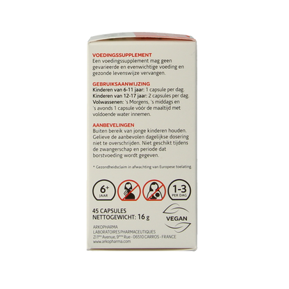 Arkocaps Weegbree bio 45.00 Capsules