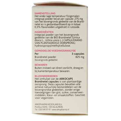 Arkocaps Brandnetel bio 45.00 Capsules