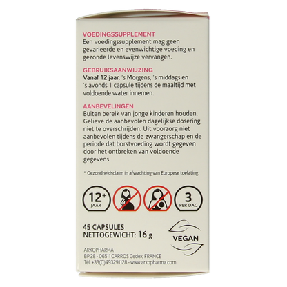 Arkocaps Brandnetel bio 45.00 Capsules