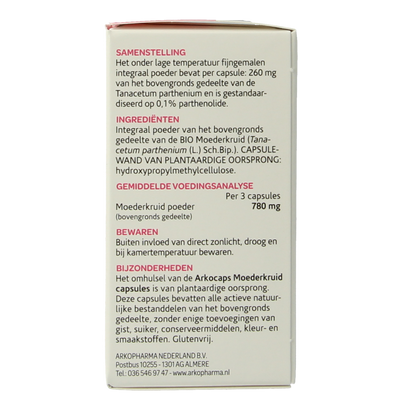 Arkocaps Moederkruid bio 45.00 Capsules