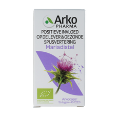 Arkocaps Mariadistel bio 45.00 Capsules