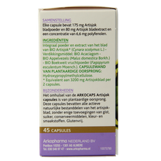 Arkocaps Artisjok bio 45.00 Capsules