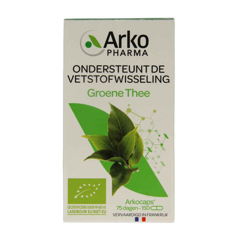 Arkocaps Groene thee bio 150 Vegetarische capsules