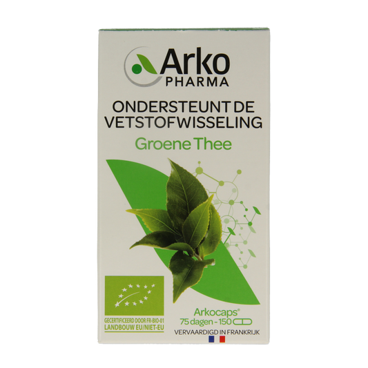Arkocaps Groene thee bio 150 Vegetarische capsules