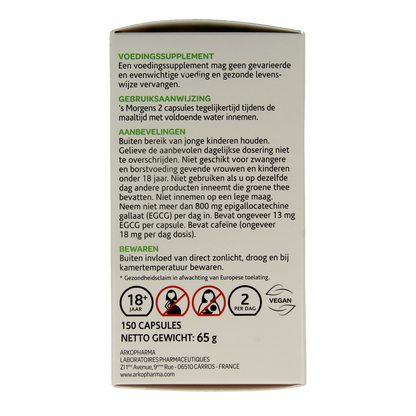 Arkocaps Groene thee bio 150.00 Vegetarische capsules