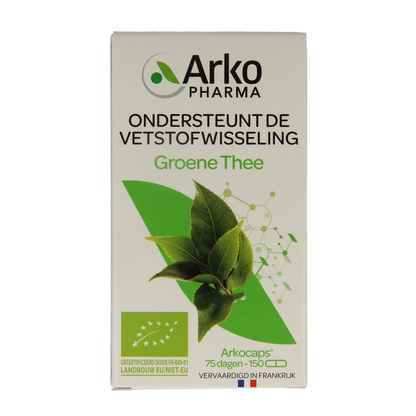 Arkocaps Groene thee bio 150.00 Vegetarische capsules