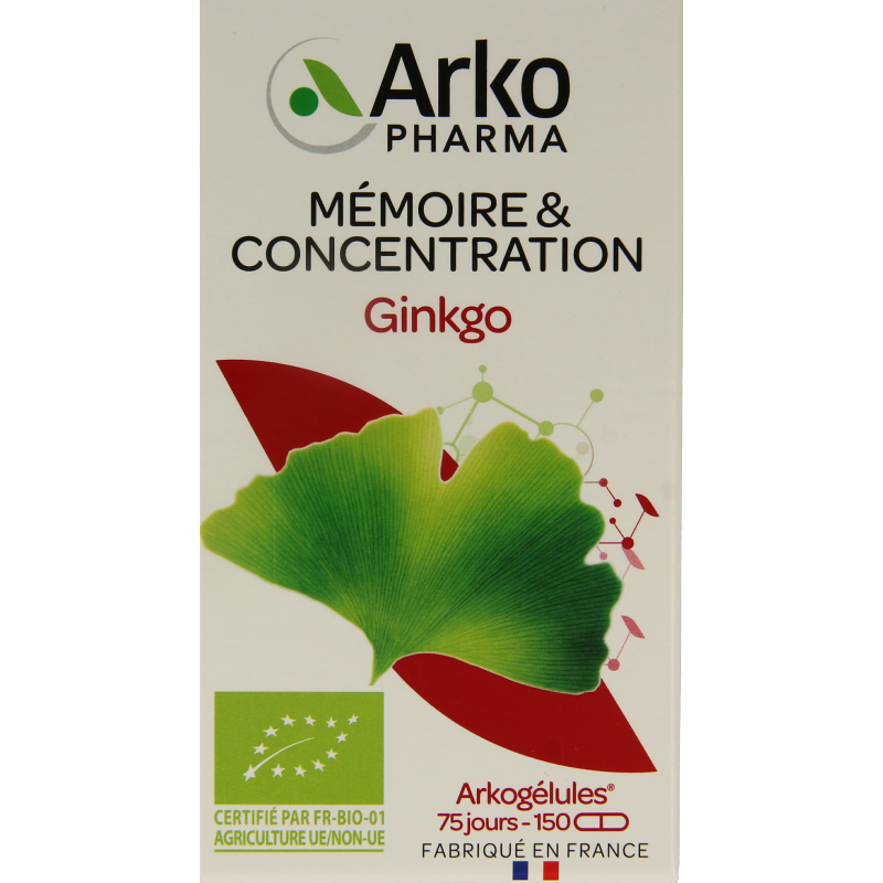 Arkocaps Ginkgo bio 150 Capsules