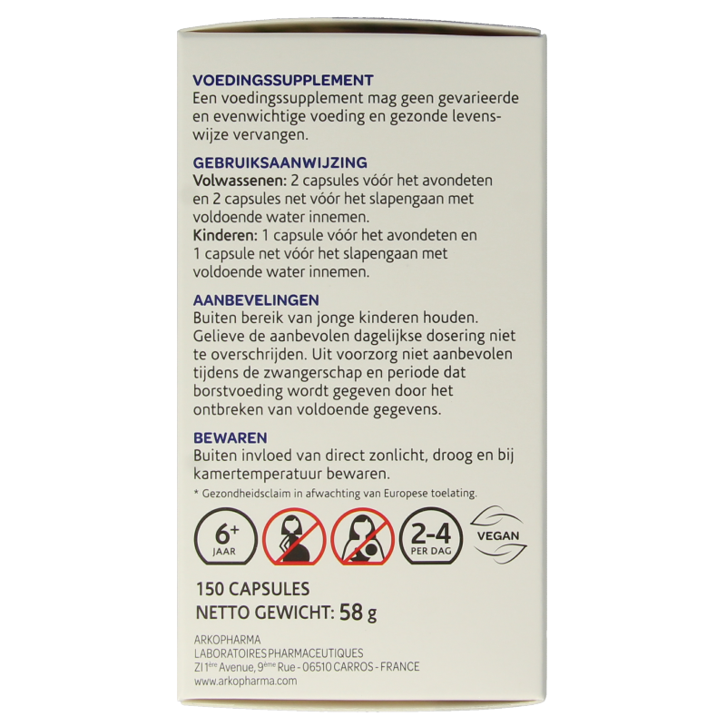 Arkocaps Goudpapaver 150 Capsules