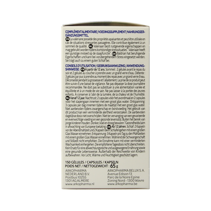 Arkocaps Valeriaan bio 150.00 Capsules