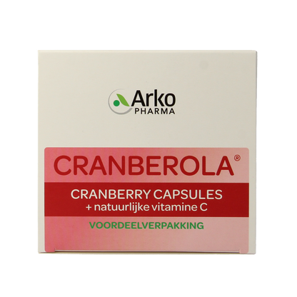 Cranberola Cranberry capsules 180.00 Vegetarische capsules