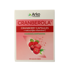 Cranberola Cranberry capsules 180.00 Vegetarische capsules