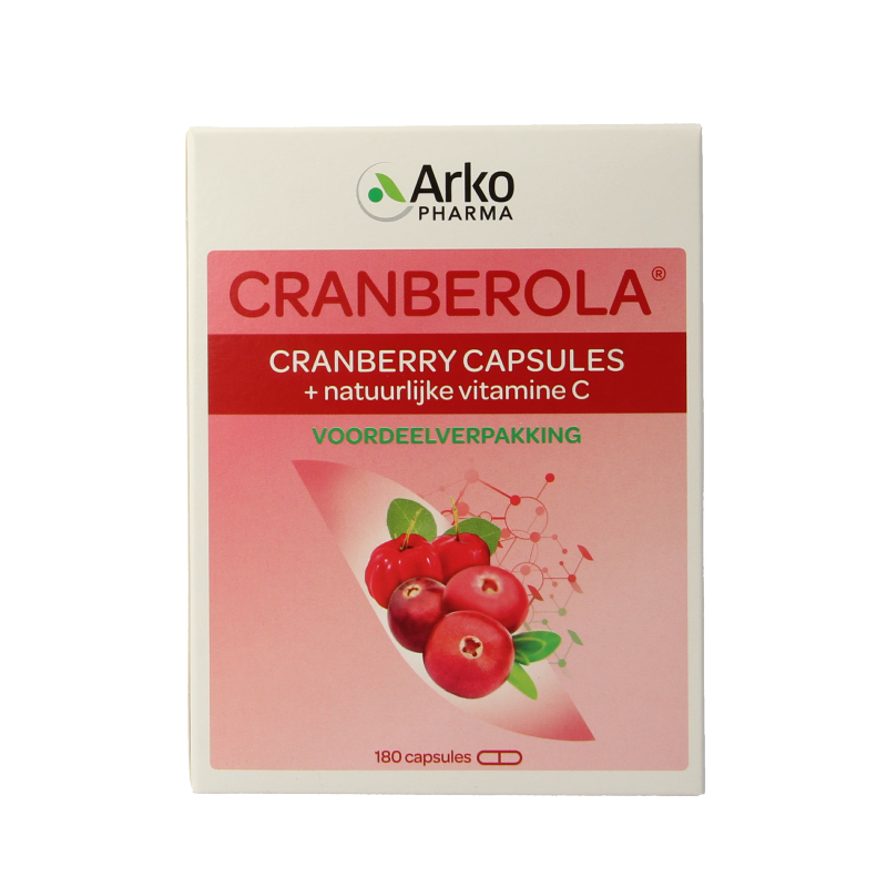 Cranberola Cranberry capsules 180 Vegetarische capsules