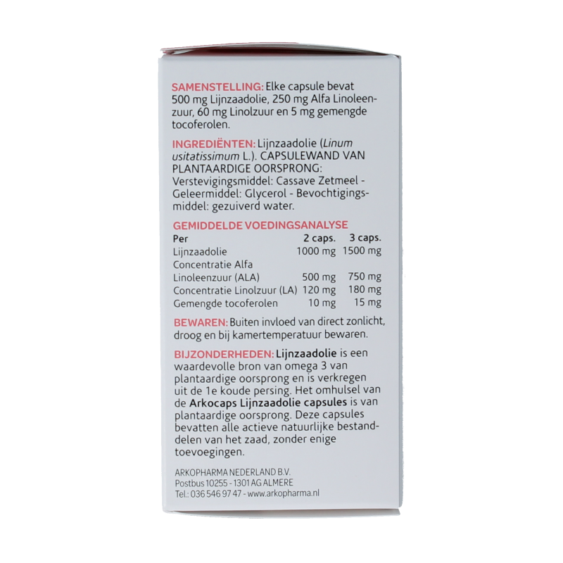 Arkocaps Lijnzaadolie 45 Capsules