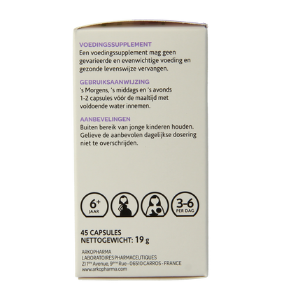 Arkocaps Acidophilus complex 45.00 Capsules
