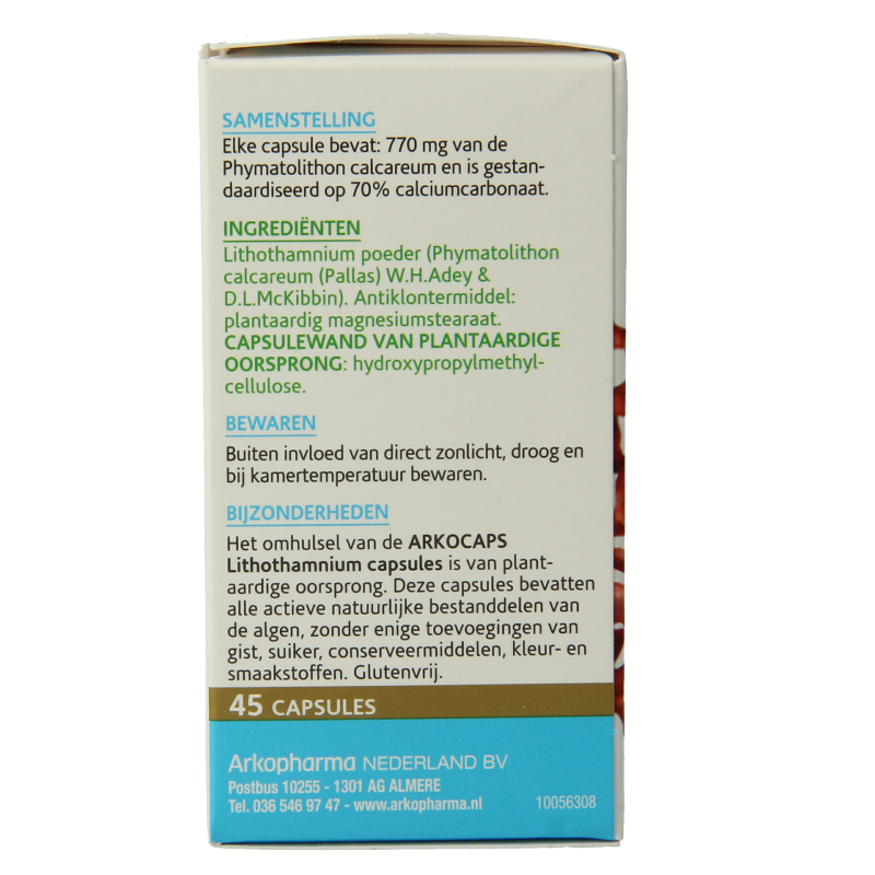 Arkocaps Lithothamnium 45 Capsules