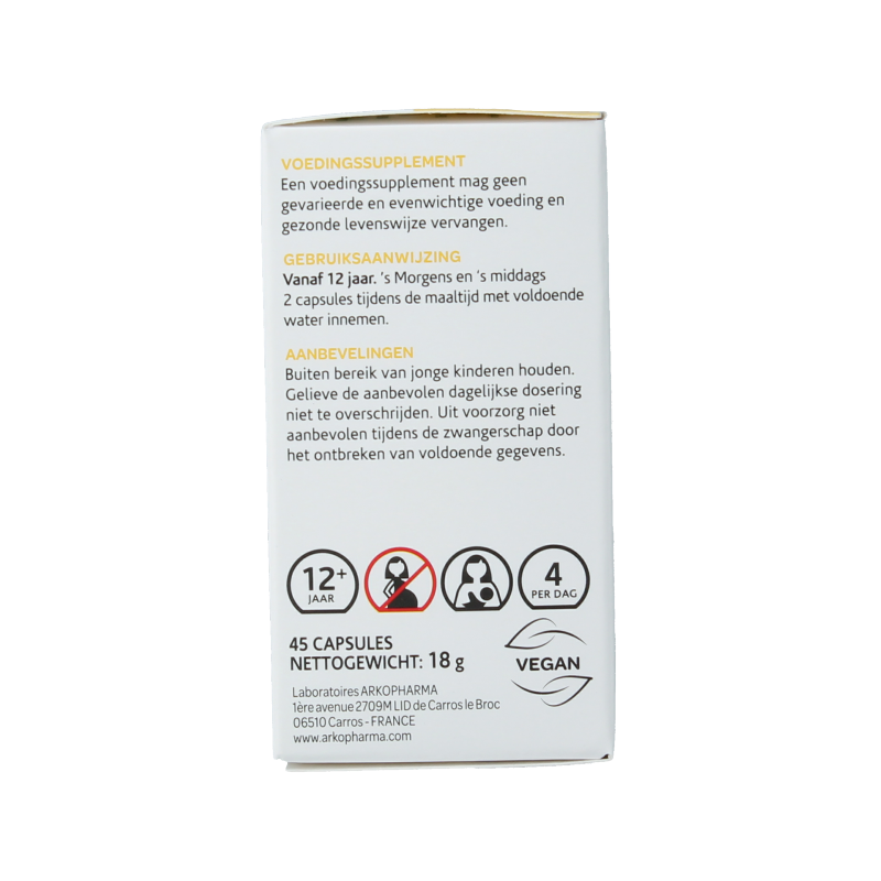 Arkocaps Paardenbloem bio 45 Capsules