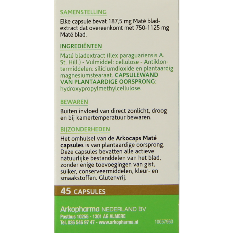 Arkocaps Mate 45 Capsules