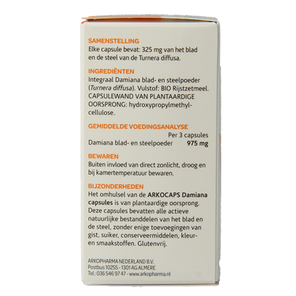 Arkocaps Damiana 45.00 Capsules