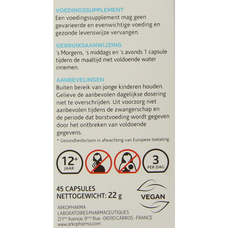 Arkocaps Boswellia 45 Capsules