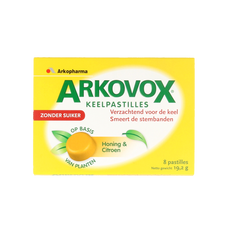 Arkovox Honing citroen keelpastilles 8.00 Pastilles