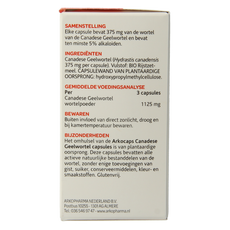 Arkocaps Canadese geelwortel 45.00 Capsules