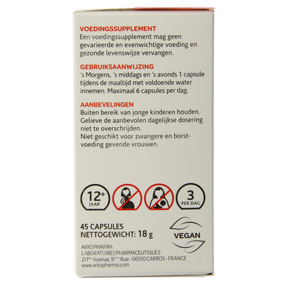 Arkocaps Canadese geelwortel 45.00 Capsules