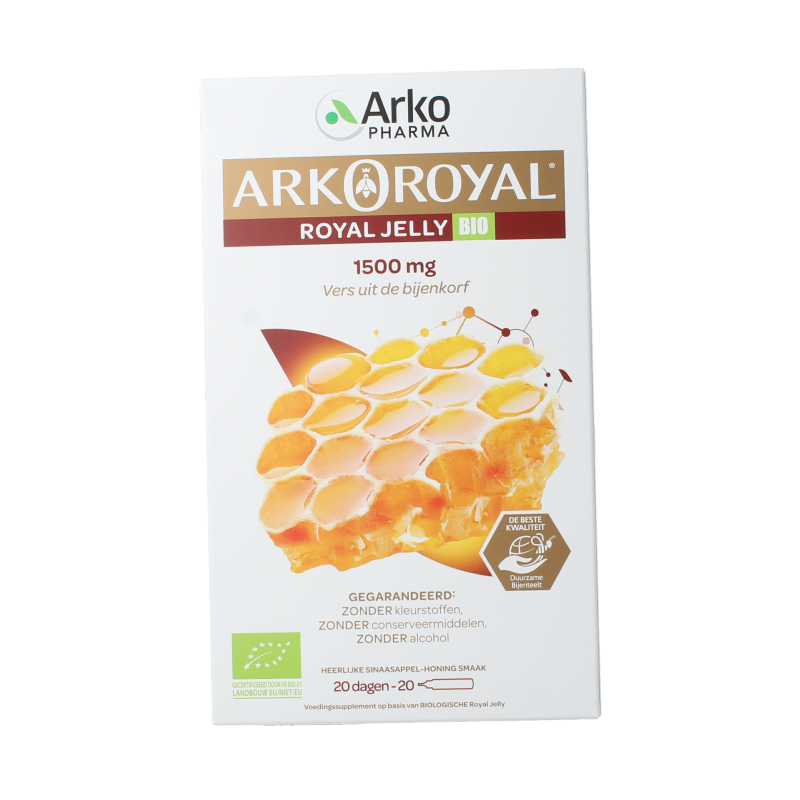Arko Royal Royal jelly 1500mg bio 20 Ampullen