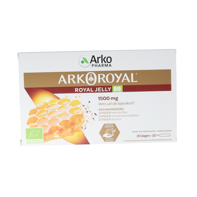 Arko Royal Royal jelly 1500mg bio 20 Ampullen