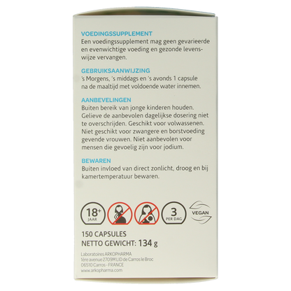 Arkocaps Lithothamnium 150.00 Vegetarische capsules