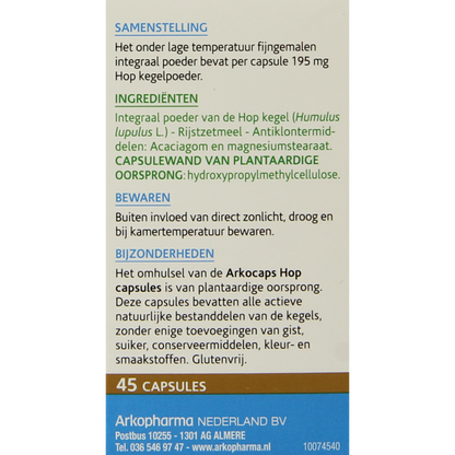 Arkocaps Hop 45.00 Capsules