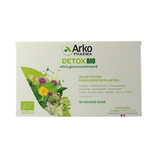 Arkofluids Detox drinkampullen 15ml bio 10.00 Ampullen