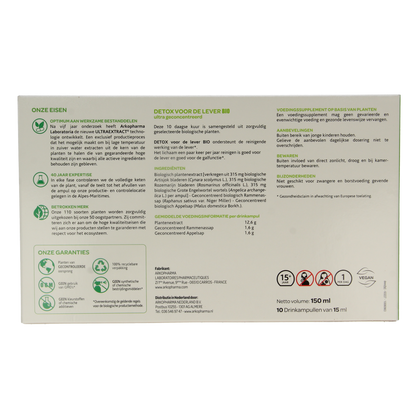 Arkofluids Detox lever bio 10.00 Ampullen
