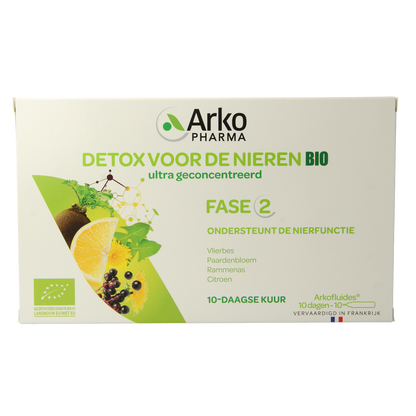 Arkofluids Detox nieren bio 10.00 Ampullen