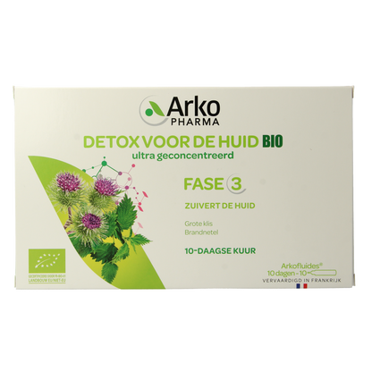 Arkofluids Detox huid bio 10.00 Ampullen